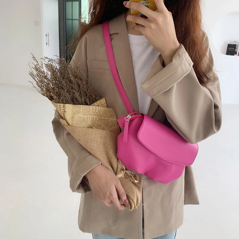 Women's Brand Designer Irregular Cloud Bag Crossbody Wild Fashion Pleated Dumpling Bag Shoulder Messenger Bag Clutch Bag