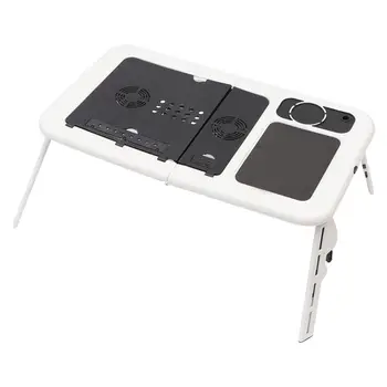 

Multi-function Foldable Laptop Desk Computer Desk Table e-Table Bed USB Cooling Fans Stand TV Tray