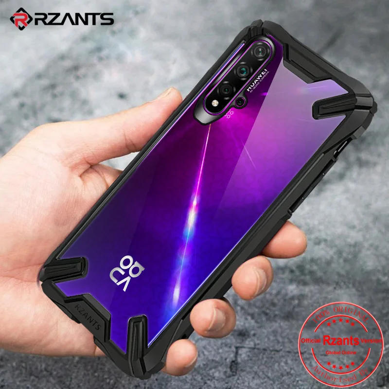 Военная подушка безопасности, противоударный защитный чехол для huawei Nova 5 T/Honor 20 S, прозрачный акриловый PC+ TPU противоударный защитный чехол