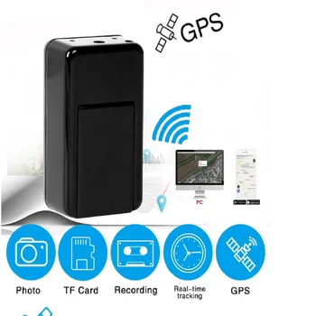 

GF08 Car APP GPS Locator Mini Tracker Adsorption Recording Anti-loss Device Voice Control Recording Real-time Tracking System