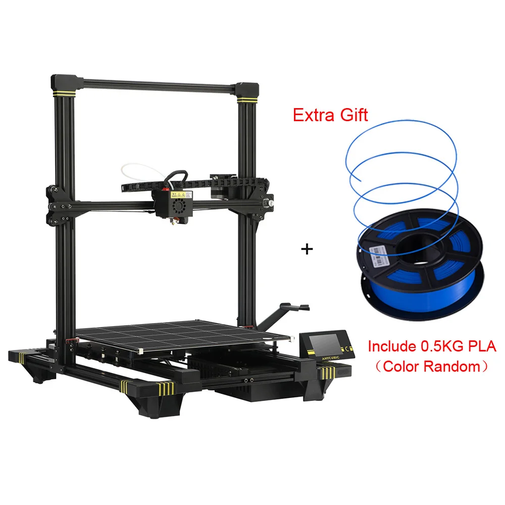 ANYCUBIC Chiron ANYCUBIC Chiron 3d принтер TFT экран ultracase Нити Экструдер обновленный крупнейший сопло размера плюс автоматический уровень 3d Принтер Комплект - Цвет: ANYCUBIC Chiron