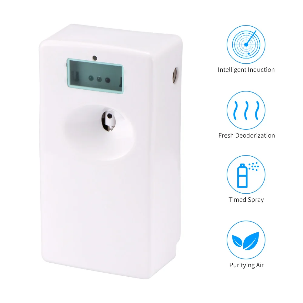 

Timer Air Freshener For Homes LCD Smart Automatic Aerosol Dispenser Hotel Toilet Fragrance Perfume Sprayer Machine Wall Mount
