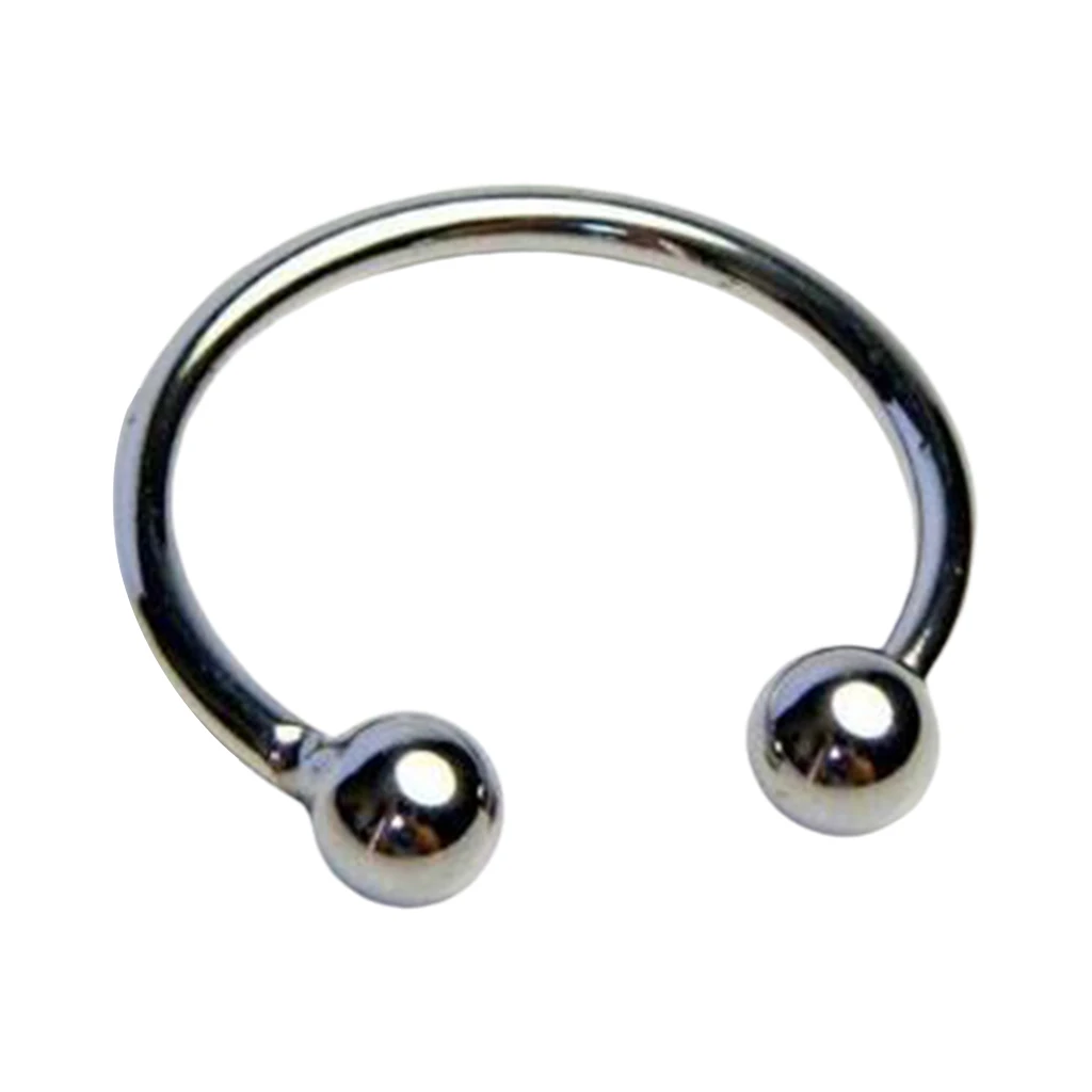 Penis Ring Polished Stainless Steel Male Delay Ejaculation Penis Ring Chastity Lock Device Sex Toys For Couple Sex Products