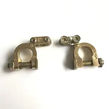 

Car Battery Pile Head Pure Copper Battery Head Terminal Clip Car Battery Head For Car Battery Switch Protection 1 Pair