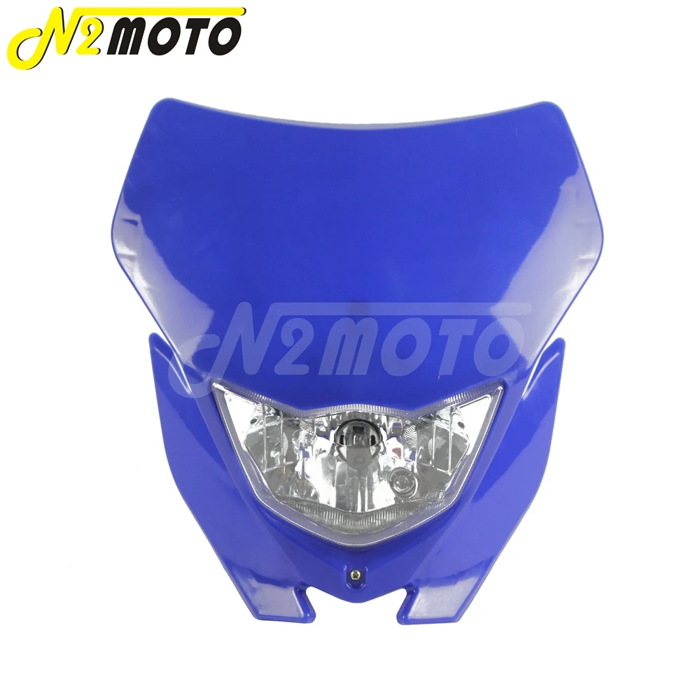 Белая фара для мотокросса H4 12 в 35 Вт двойной спортивный комплект Yamaha WRF250/400/426/450 YZ