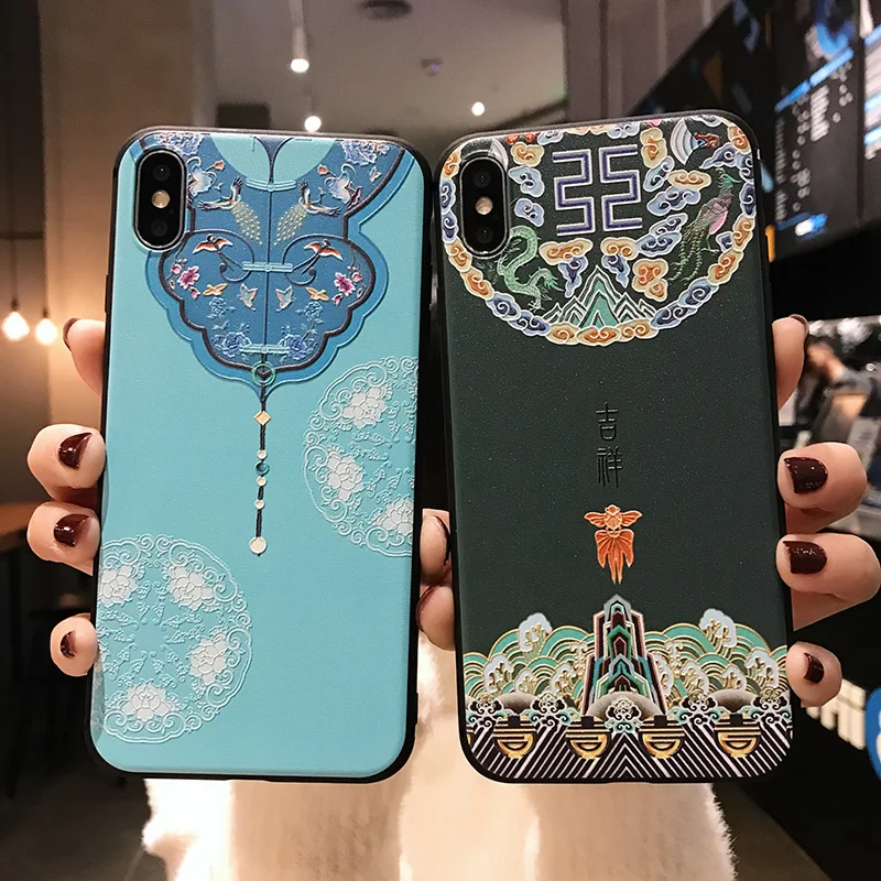 2020 Китай ретро Стиль мобильный чехол для телефона samsung S8 S9 S10 S11 A10 A20 A30 A40 A50 A60TPU