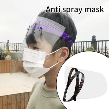 

Transparent Mask Dustproof Protective Facial mask Particulate Respirator Anti-Spitting Splash Hat Windproof Sand Windshield Hat