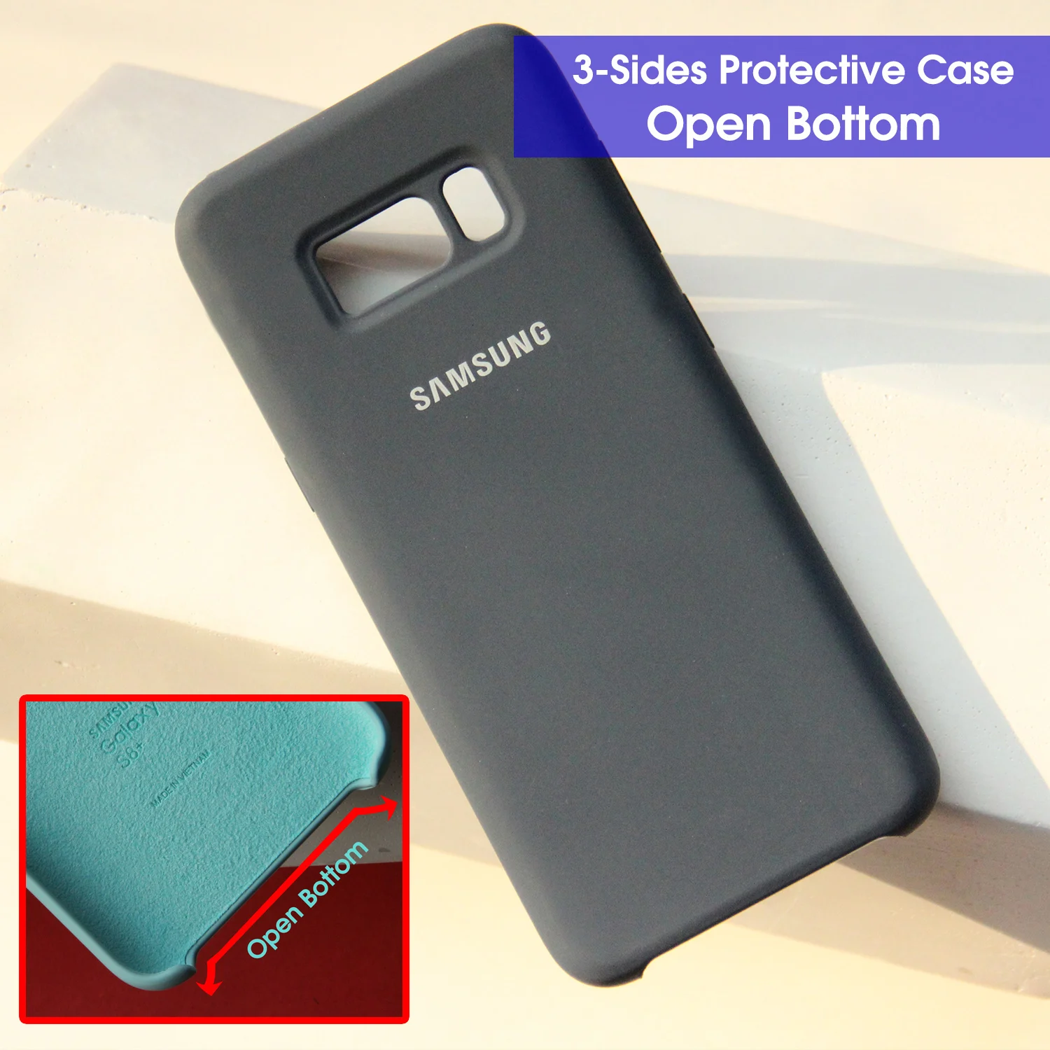 samsung Galaxy S8/S8 Plus жидкий силиконовый чехол шелковистый мягкий на ощупь защитный чехол для samsung s8 - Цвет: Grey