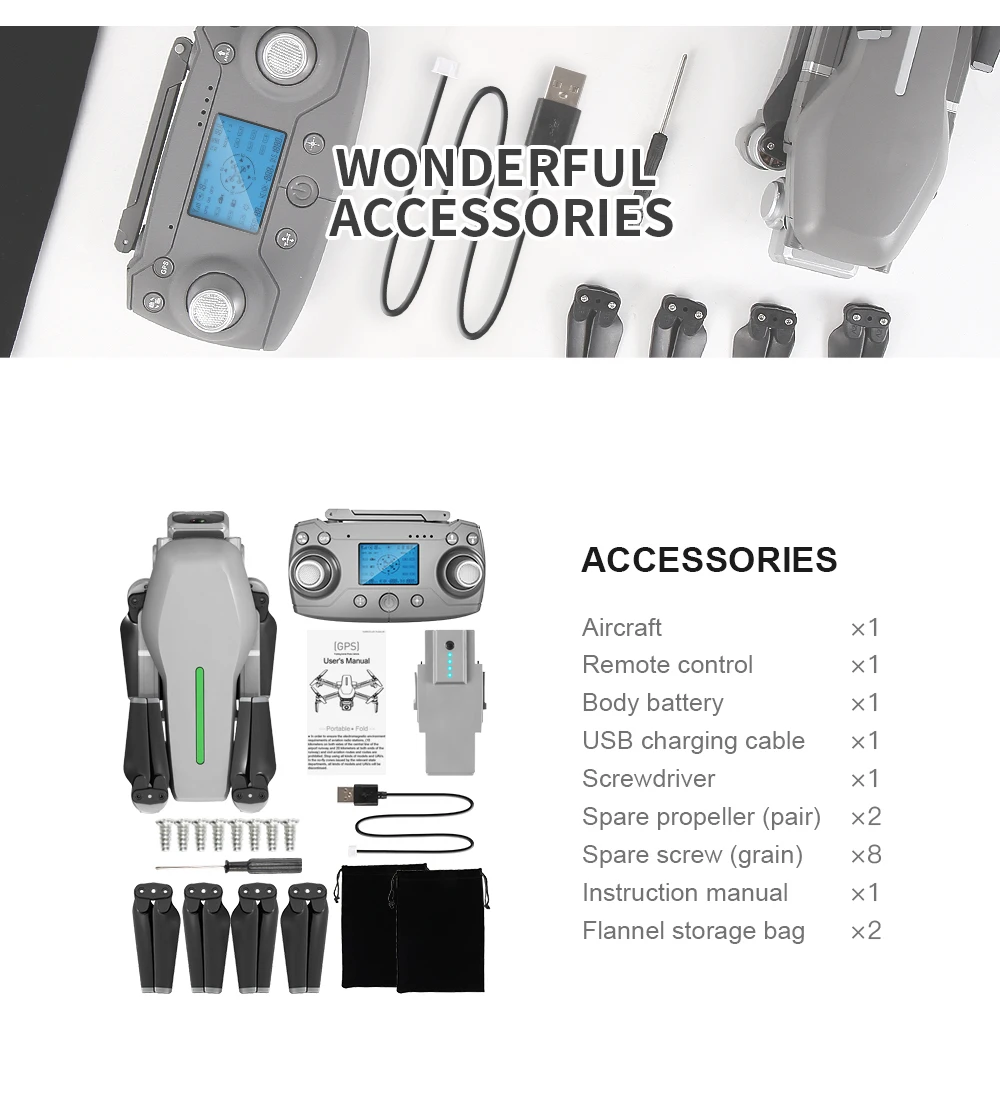 L109 Drone 4K with HD Camera GPS 5G WIFI quadcopter drone profissional quadrocopter dron Brushless