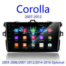 Автомагнитола 2 DIN, с Android 8.1, мультимедийный плейер для Toyota Corolla E140/150 2007, 2008, 2009, 2010, 2011, 2012, 2013, 2014, 2015, 2016 Автомагнитола 2 DIN, с Android 8.1, мультимедийный плейер для Toyota Corolla E140/150 2007, 2008, 2009, 2010, 2011, 2012, 2013, 2014, 2015, 2016