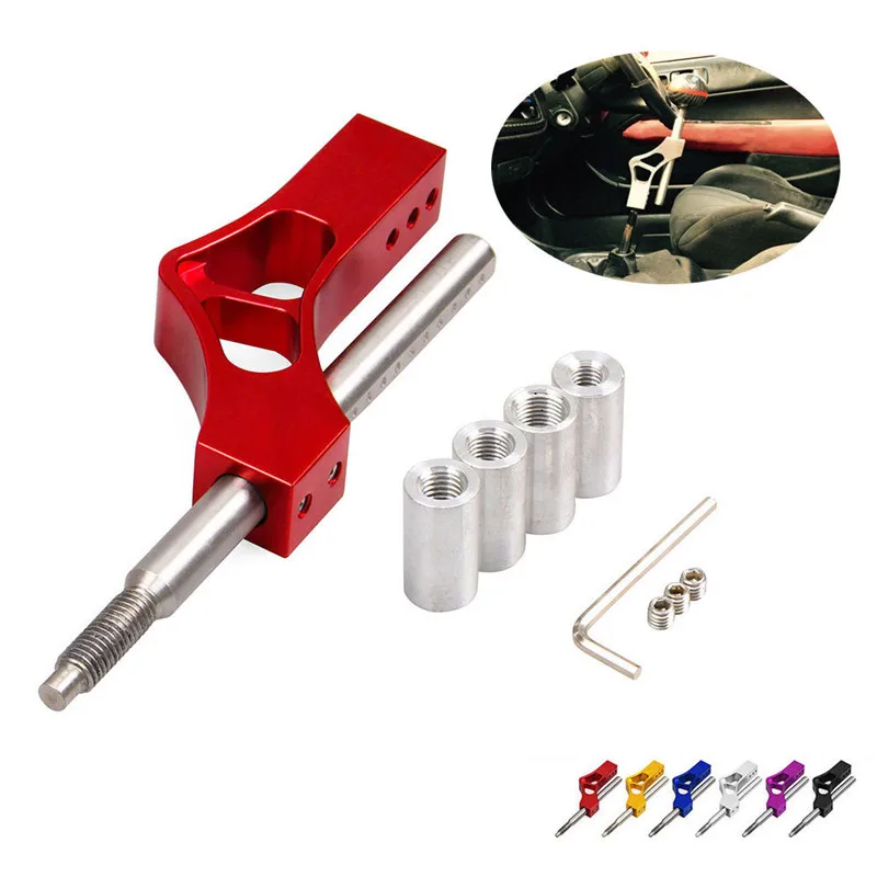 

Unviersal Aluminum Car Gear Short Shifter Extender Shifter knob Fit For Car Auto Modification Parts