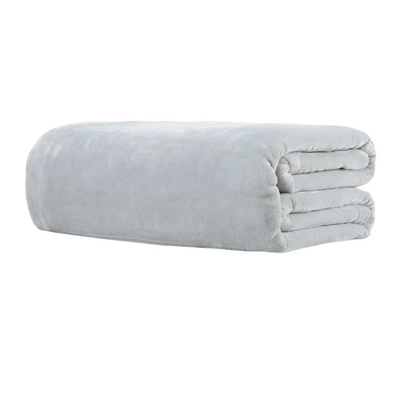 DIDIHOU, однотонное фланелевое одеяло для постельных принадлежностей, стеганое одеяло для игр, супер теплое мягкое одеяло, s плед на диван-кровать, для путешествий, для гостиной - Цвет: 100 x 100cm