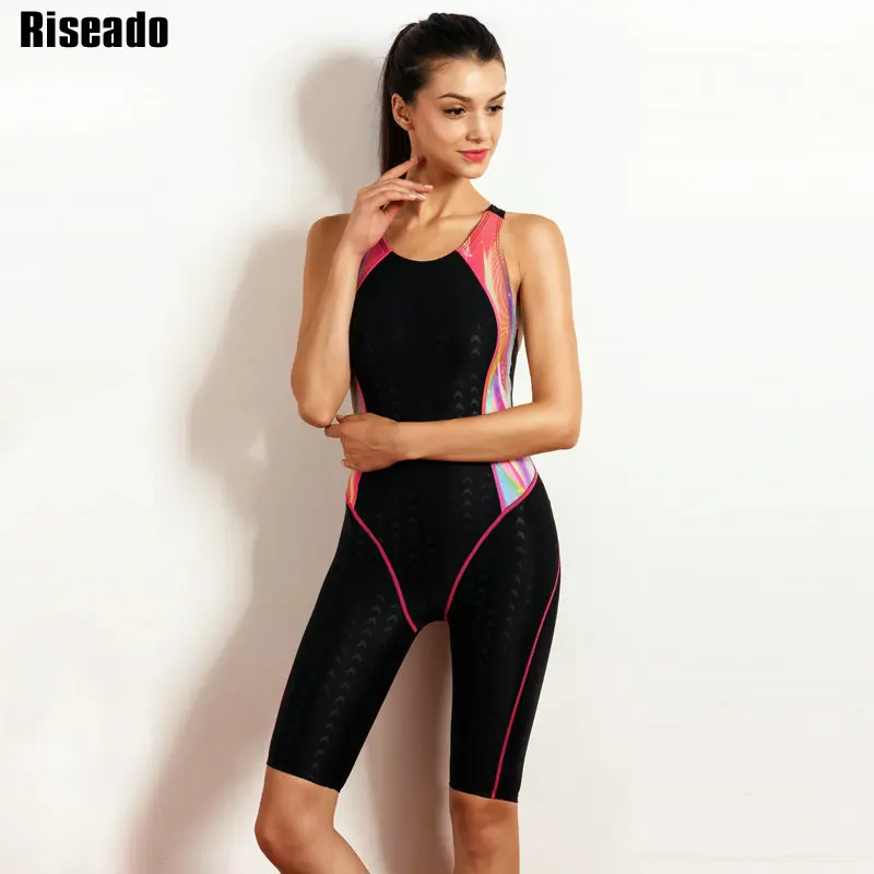 Riseado, спортивная одежда для плавания, Женский цельный купальник, купальный костюм для женщин, купальник для мальчиков, одежда для плавания, купальные костюмы со спинкой-Борцовкой - Цвет: A0105