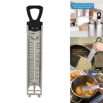 

New Useful Home Kitchen Hanging Thermometer Fahrenheit Celsius Dual Scale Display For Cooking Food Jam Jelly Syrup