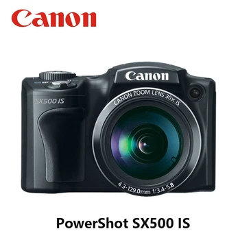 

USED CANON 30x Digital CAMERA POWER SHOT SX500 IS 16MP 8GB Memory Card Fully Tested