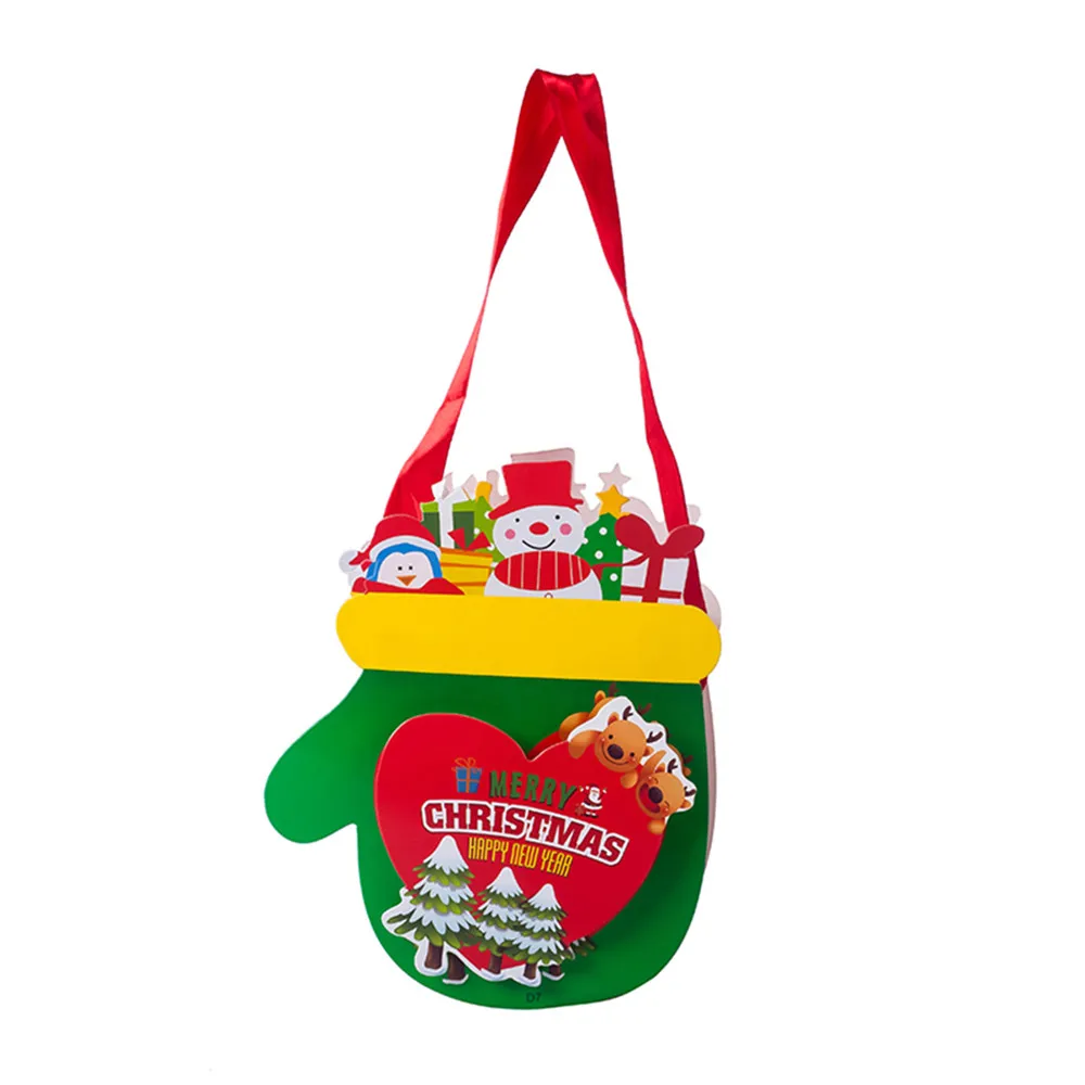 Санта Рождественский подарок мешок конфеты веселые рождественские карманные домашний магазин подарок декор экологически чистые держатели для подарков# ZH - Цвет: 7