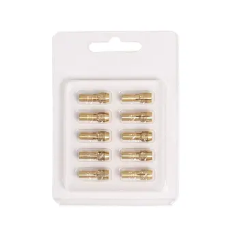 

10 PCS Mini Drill Brass Collet Chuck set Grinding Chuck For Dremel Rotary Tool Electric Grinding Accessories 0.5-3.2mm
