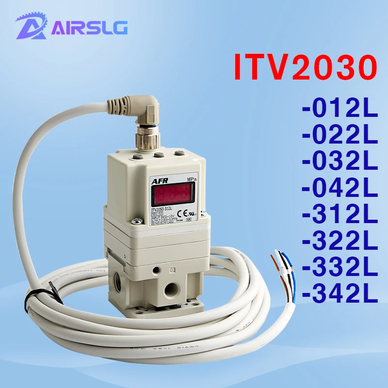 US $186.90 ITV Electric Valve ITV2030 012L 022L 032L 042L 312L 322L 342L 332L Proportional Pneumatic Solenoid Valve Resistance