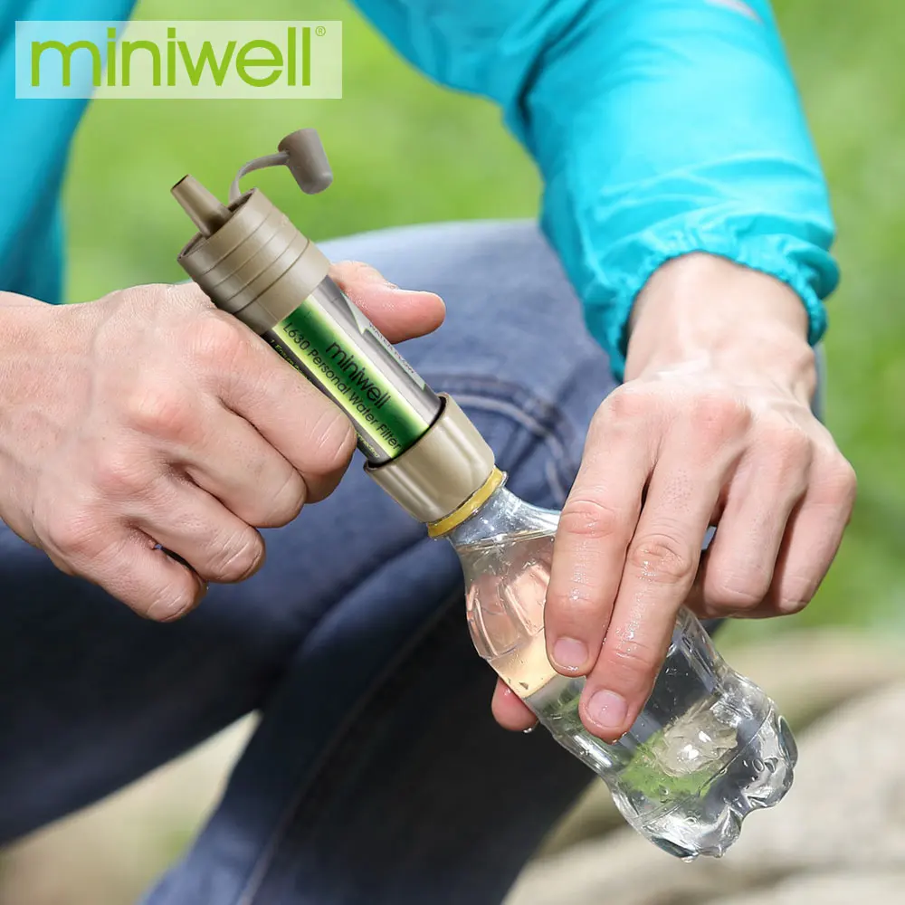 Miniwell Outdoor Sport Personal Water Filter Good For Travel & Backpacking, water purifier