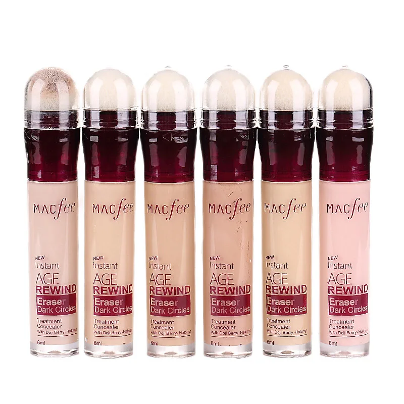 

6ml Dark Circle Waterproof Concealer Pen Acne Scars Fine Lines Lip Primer Under Eye Concealer Highlighter Cover Up Face Makeup