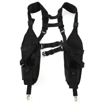 

Chest Harness Chest Front Pack Pouch Holster Vest Rig Carry For Baofeng Walkie Talkie Two Way Radio