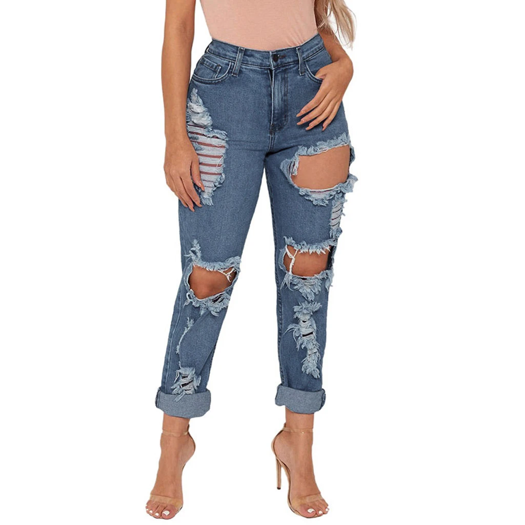 holes in jeans fashion