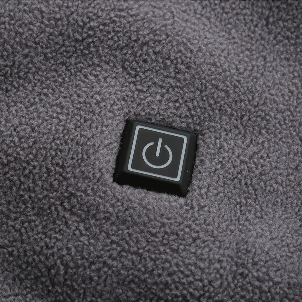 Теплый жилет, мужская куртка, USB, зимний Электрический жилет, теплый, без рукавов, для путешествий, моющаяся, для улицы, для пешего туризма, нагревательное пальто@ D