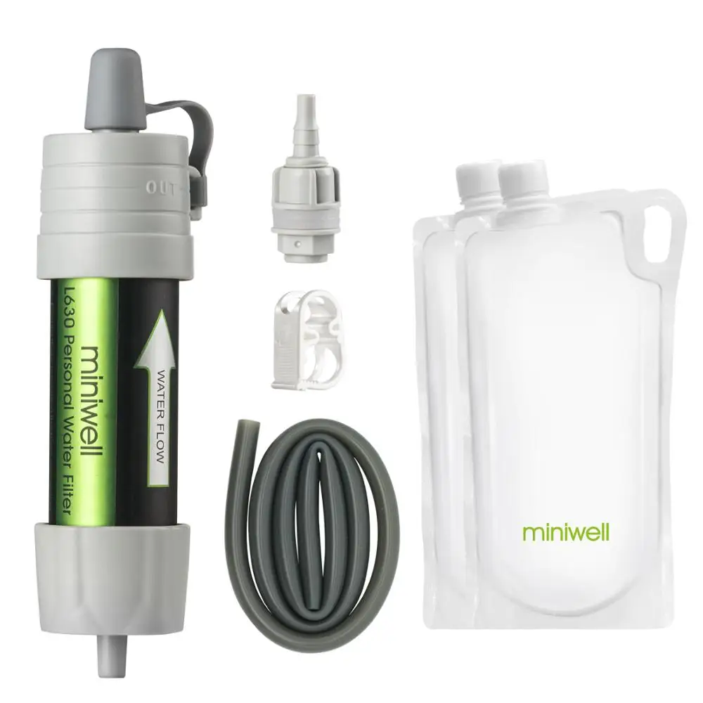 L630 Portable Water Filter Emergency Survival kit with Bag
