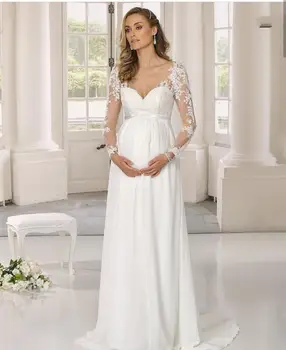 bridal dresses for pregnant ladies