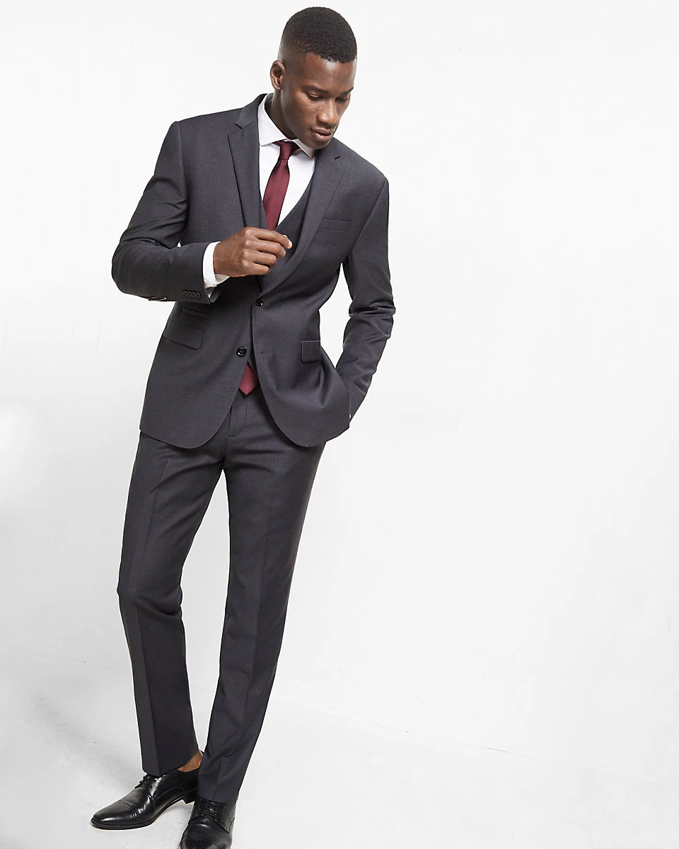 Three Piece Suit Design | 3 Piece Suit Slim Fit | Grey 3 Piece ...