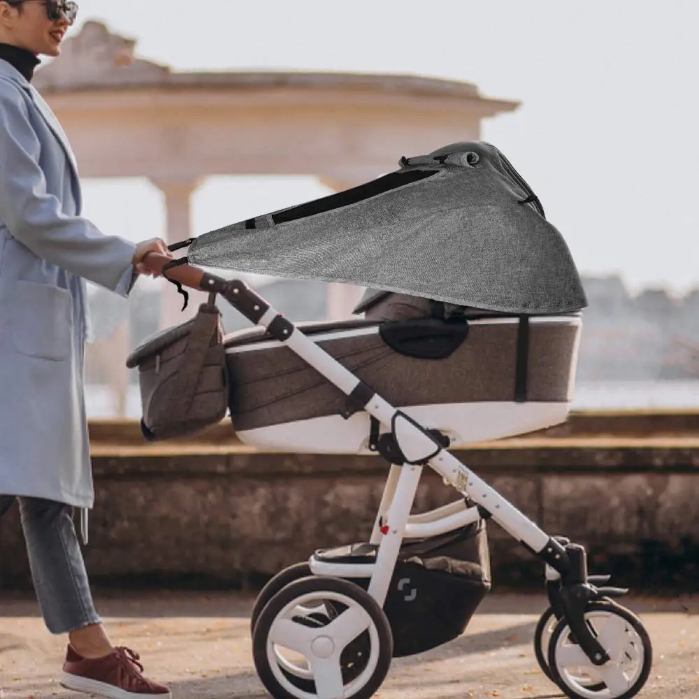 Baby Stroller Sun Shade Cover Universal Pram Sunshade Buggy Carrycot with Uv  Protection 50+ Waterproof and Rainproof Sunroof|Strollers Accessories| -  AliExpress