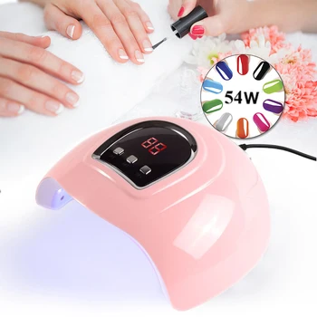 

Double Light Source Fast Curing Nail Lamp Tools Timer Salon Dryer UV LED Machine Polish Portable Phototherapy Gel Manicure