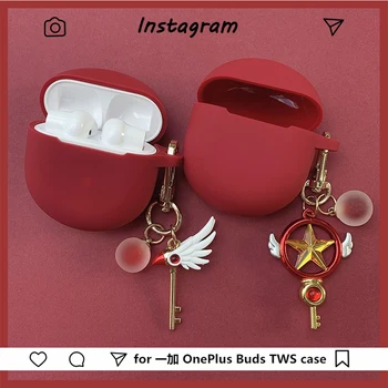 

Cute Luxury Earphone Case for Oneplus Buds 2020 TWS Wireless Bluetooth Earphone Shockpoof Protective Cover Soft TPU Shell Gifts