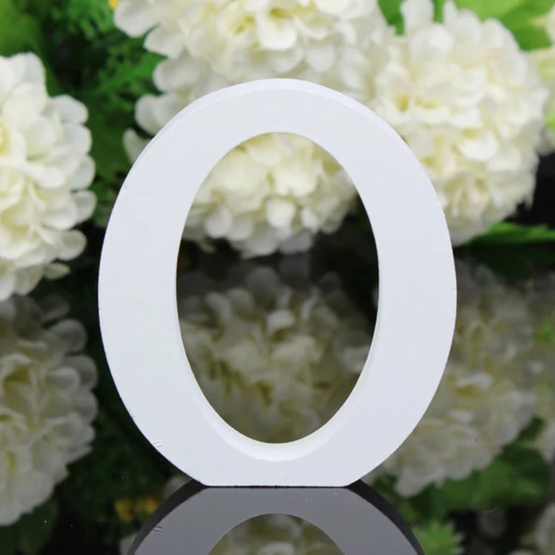 3D White MDF Wooden Letters Love Alphabet Wedding Party Home DIY Ornaments NEW |