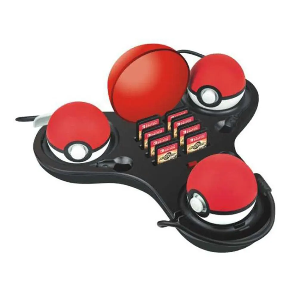 Хранение зарядки стоящая док-станция Держатель для зарядного устройства игровой картридж 8 для хранения игр для nyd переключатель Poke Ball Plus