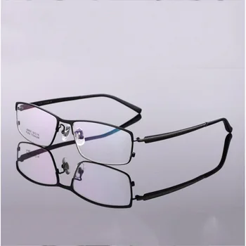 

Titanium Eyewear Frames For Men Business Optical Eyeglasses Myopia Clear Glasses Computer Fashion Spectacles Half Rim Flexible