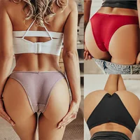 5 pièces/ensemble coton Lingerie culottes sous-vêtements Sexy femmes slips Tangas femme caleçons culottes string Bikini solide 13 couleurs 3