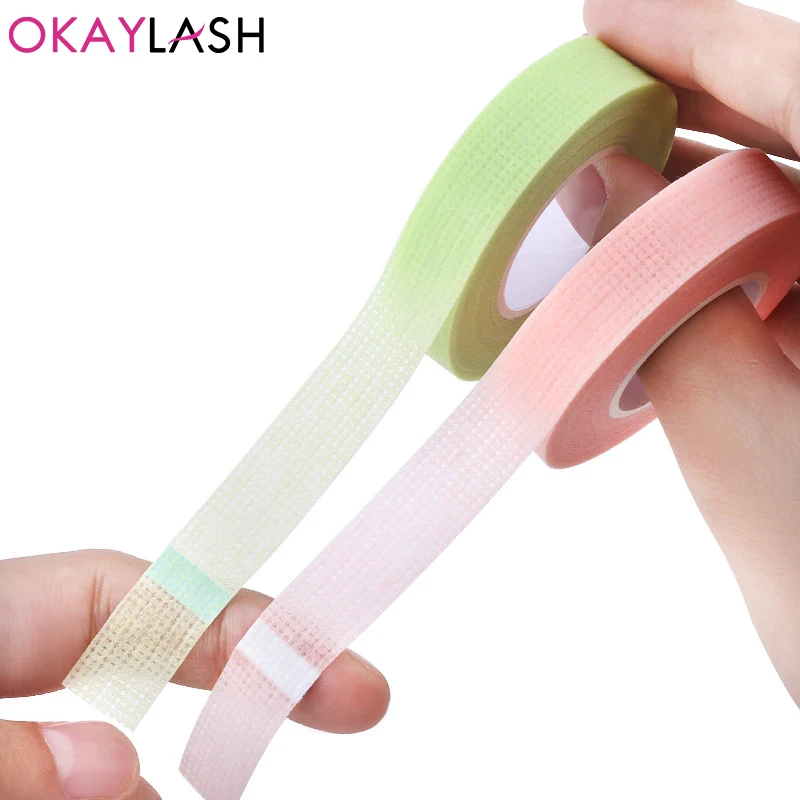 OKAYLASH 3/5pcs nastro per ciglia innestato e taglierina di tenuta Kit di nastri adesivi traspiranti medici strumento per il trucco di bellezza
