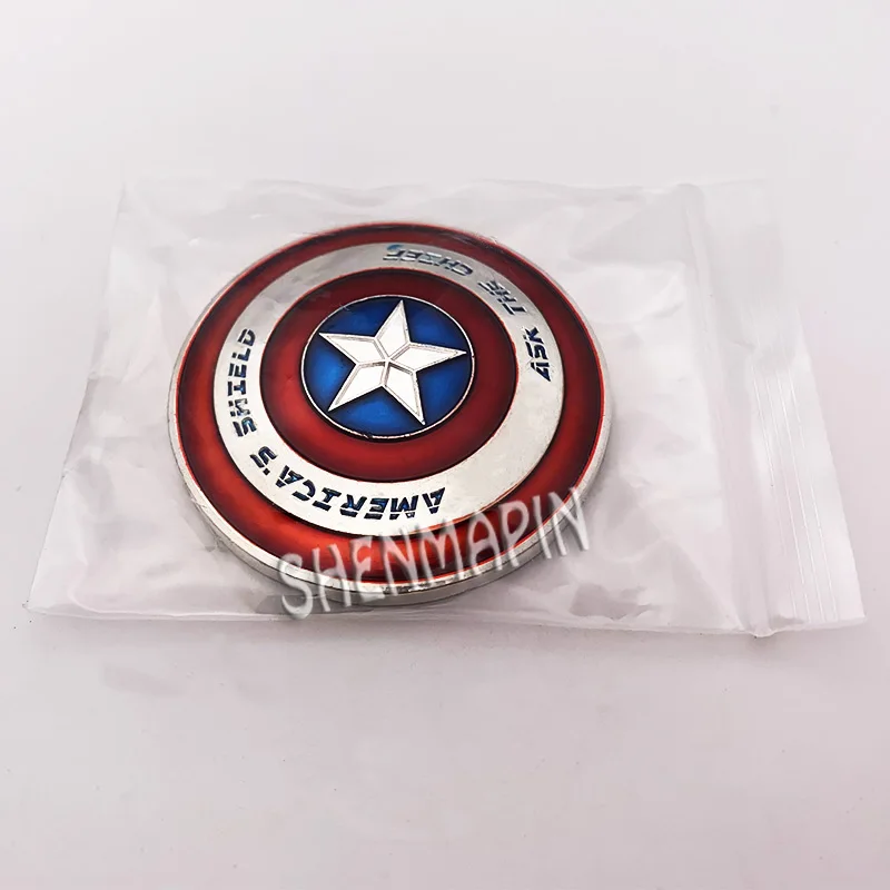 Американский щит памятная монета Cfo Pride Капитан Америка щит коллекционные монеты красная жизнь вызов монета фильм монеты
