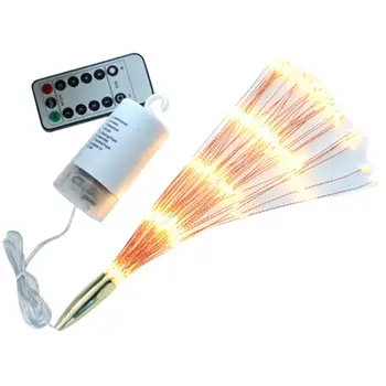 

2 Pack LED String Lights, 8 Modes Dimmable with Remote Control, Battery Operated Hanging Starburst Lights with 200 LED, Waterpro