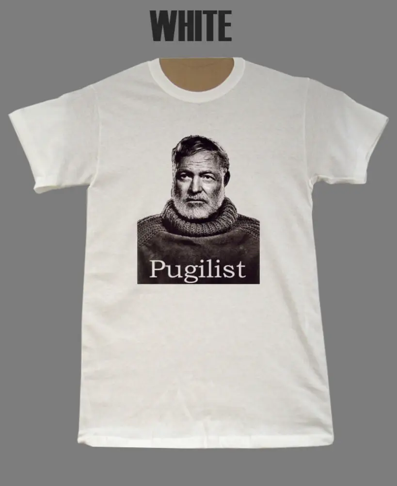 Ernest Hemingway Vintage Boxer T Shirt New Mens Spring Summer Dress Short Sleeve Casual 2017 T-Shirt Animal | Мужская одежда