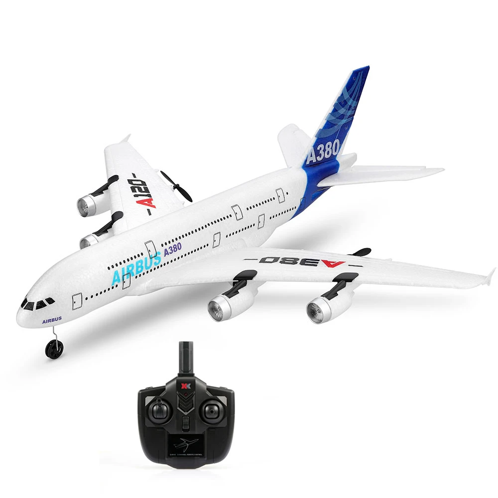 Wltoys Xk A120 Airbus A380 модель дистанционное управление самолетом 2,4 г 3ch Epp Rc самолет с фиксированным крылом Rtf Rc Wingspan игрушка