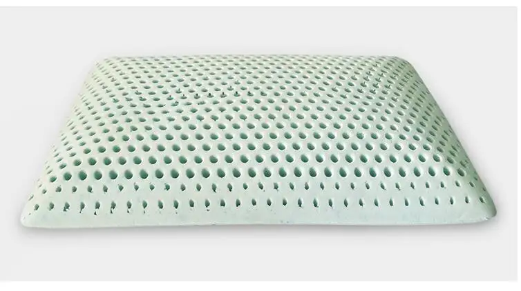 Таиланд натуральный латекс кровать Шейная подушка здоровье уход Ортопедическая подушка для шеи Dunlopillo подушка из латексной пены спальный Almohada
