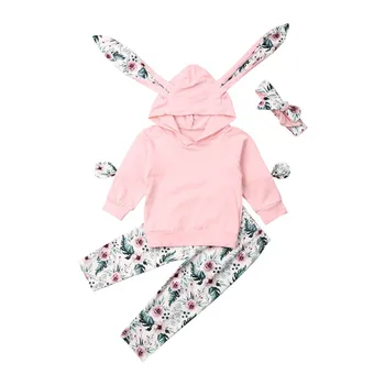 

CANIS baby's sets Kids Toddler Baby clothing Boys Plaid Hooded Tops Coat +floral print Long Pants Outfits casual Clothes 0-3T