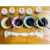 18шт Tie Dye Kit Нетоксичный DIY Одежда Граффити Ткань Текстильная Краска 120 мл Красочная Одежда Tie Dye Kit Пигментный Набор