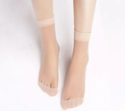 10 Pairs Hot Sale! Women Stockings Summer Thin Silk Transparent Sexy Ankle Nylon Female Stockings Women Socks support socks for women Women's Socks