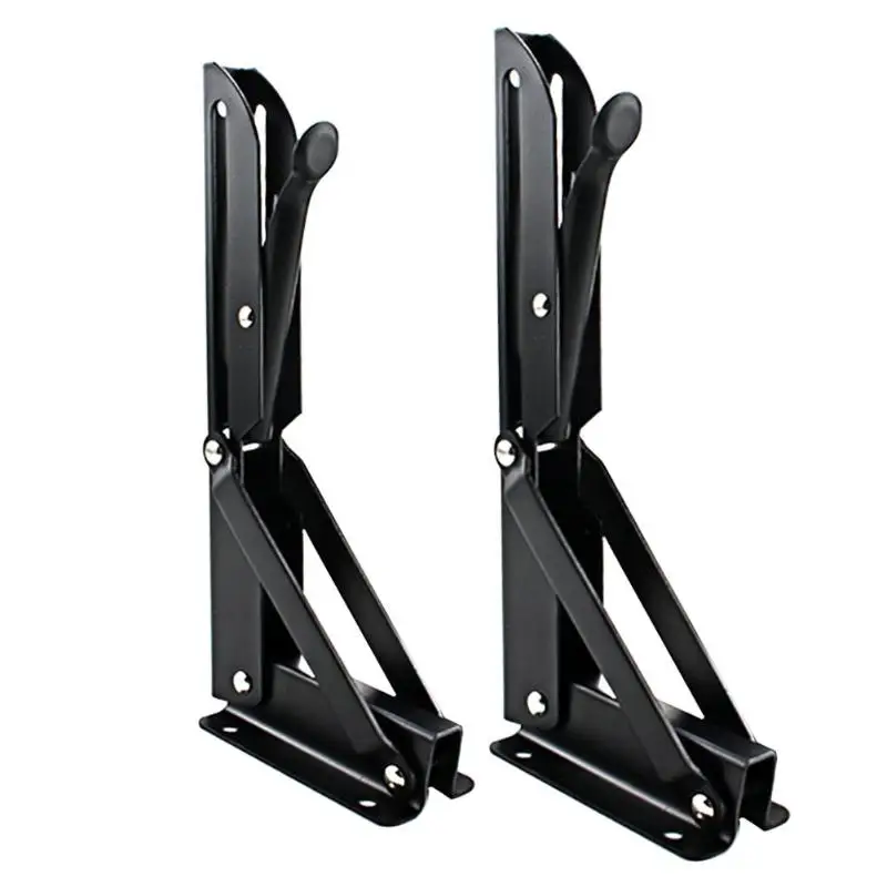 

2pcs Stainless Steel Bracket Holder Delicate Triangular Wall Installation Storage Rack Home Hardware Essential Supplies