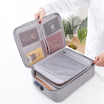 

Big Capacity Document Organizer Insert Handbag Travel Bag Pouch ID Credit Card Wallet Cash Holder Organizer Case Box Accessories