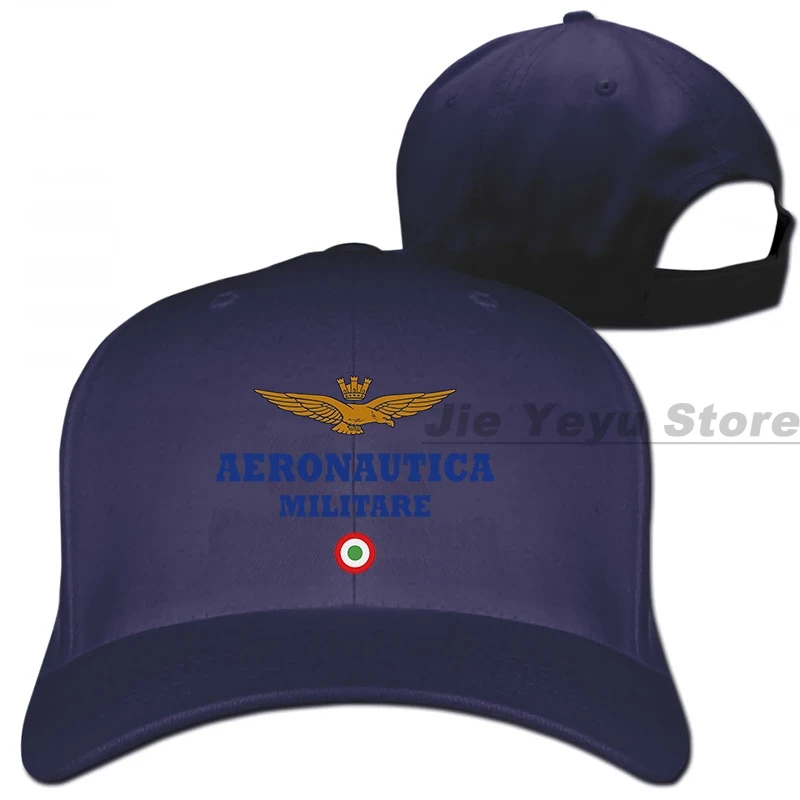 Aeronautica militare бейсбольная кепка с логотипом для мужчин и женщин, Кепка-Дальнобойщик, модная Регулируемая Кепка - Цвет: 1-Navy