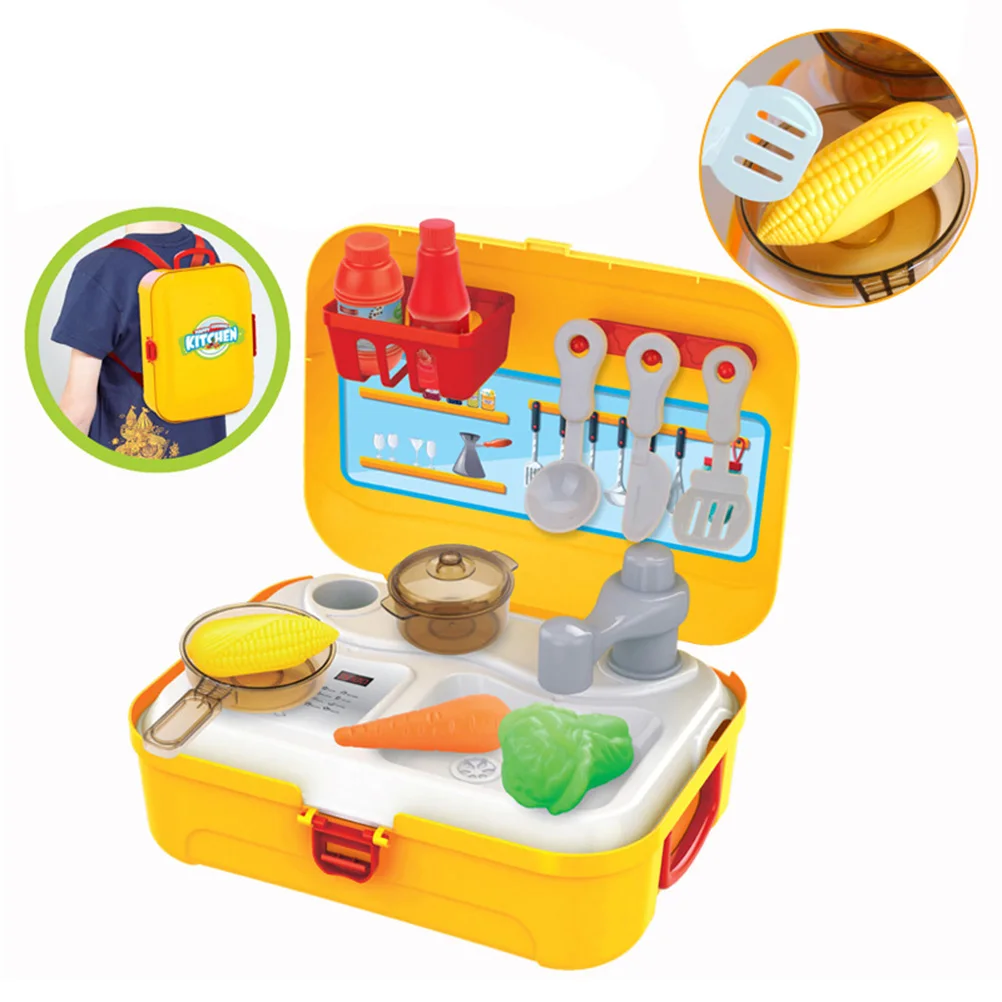 Baby Mini Puzzle Tools Role Play Suitcase Pretend House Toys Gift Games Kitchen Tool Portable Toy Gifts For Children #30 | Игрушки и